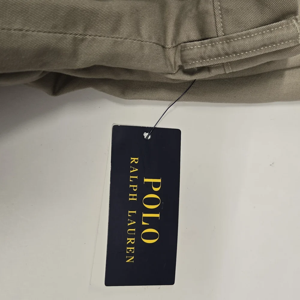 NWT POLO RAPLH LAUREN Men's Tan Shorts Stretch Classic Fit Chino Short SIZE 46B